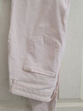 White House Black Market Light Pink Skinny Cargo Jeans